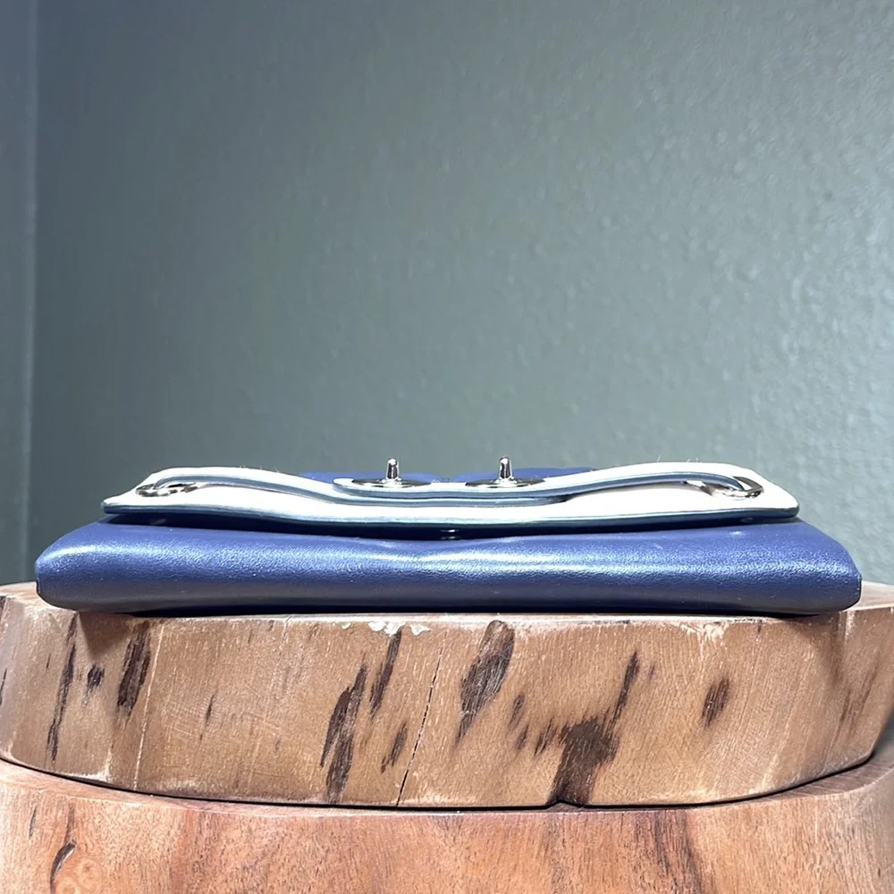 RARE COACH BLAKE WALLET IN QUILTED COLORBLOCK LEATHER - Picture 6 of 16